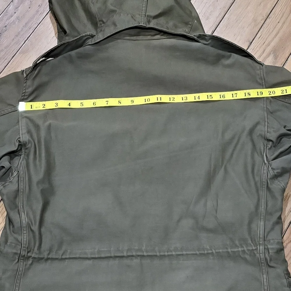 US Army Issue M-1943 M43 Field Jacket w/ Hood OD Green‎ Authentic WWII Sz Medium